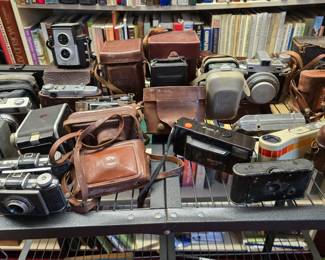 Vintage Camaras and Lots of Them