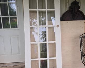 Door with Glass Panels