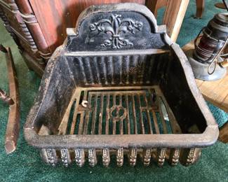 Antique Iron Wood Rack