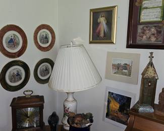 More Wall Decor - Table Lamp - Decor Plates