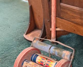Antique Wooden Push Toy