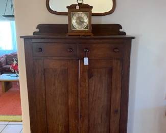 Antique oak cupboard