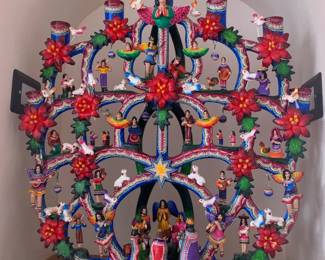 Alfonso Castillo Orta (Mexico 1944 - 2009) tree of life 25 inch #1