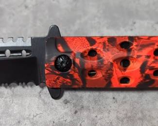 Maxam Folding Knife, 3.75" Blade, With Belt Clip And Window Breaker, In Box 