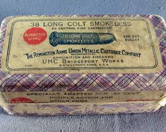 Remington UMC .38 Long Colt Smokeless Ammo, Approx 50 Rds