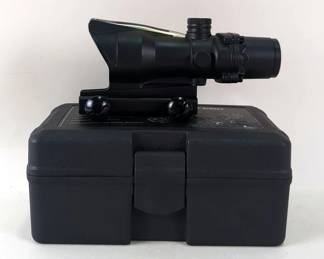 4x32 Scope With Fiber Optic Sight, In Case 