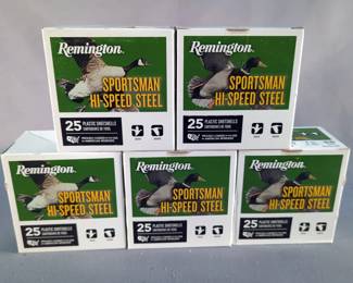 Remington Sportsman Hi-Speed Steel 12 ga Ammo, Approx 125 Rounds