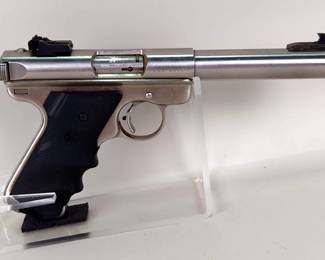 Ruger Mark II Target .22 LR Pistol SN# 221-20388, 3 Total Mags, In Soft Case 