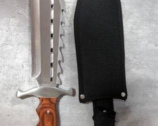 Timber Rattler TR83 Fixed Blade Knife, 9.5" Blade, In Nylon Sheath 