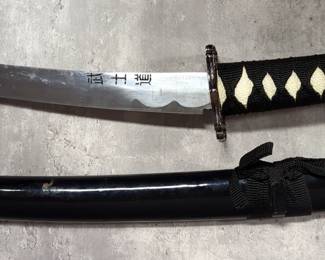 Wakizashi Sword, 11.25" Blade, In Scabbard