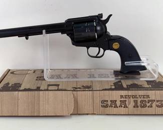 Chiappa SAA 1873 17-10 .17 HMR 10-Shot Revolver SN# CFIT20H00660, Paperwork, In Box