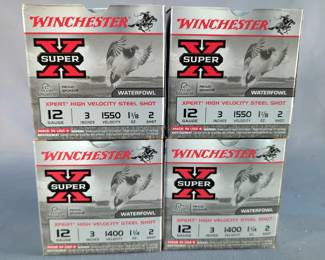 Winchester Super-X Steel Shot 12 ga Ammo, Approx 100 Rds