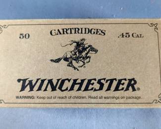 Winchester .45 Colt Cowboy Action Load Ammo, Approx 50 Rds