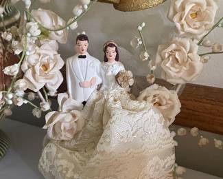 Vintage cake topper 
