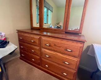 Oak Dresser with Mirror available for purchase 