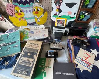 Cameras, Tape Recorder & Ephemera