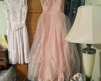 1950s gown and dress 