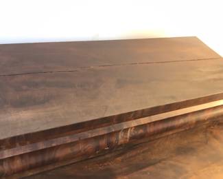 Dresser AS FOUND - top is board is split, also some veneer loss (mostly at bottom)