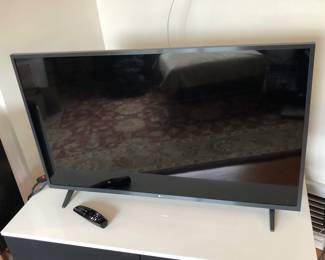 LG 43” color TV with remote - manuf. date 3/2020 (model info in next photo)
