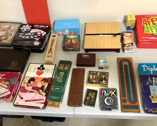 Games including Scrabble, cribbage, Go & more