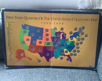 Complete set of 50 state quarters