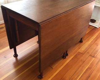 Table with both leaves down (44”L, 24.5”D)