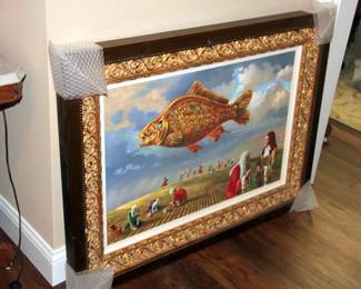 Michael Cheval Gold Fish Rising