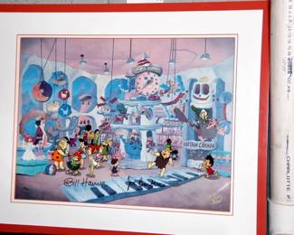 Flintstones Sericel Signed by Bill Hanna & Joe Barbera FAO Quartz