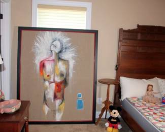 HUGE Abstract Oil on Canvas Painting