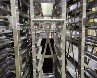 Stainless Steel Tray Holding Rack