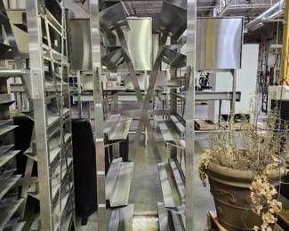 Stainless Steel Tray Holding Rack