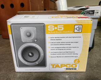 Mackie, Brand New Tapco S.5 Active Studio Monitors (2 In The Box)
