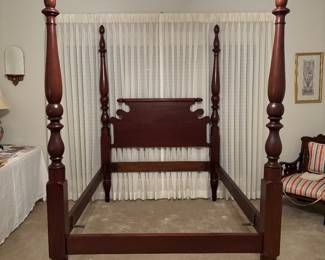 4 Post Mahogany Bed