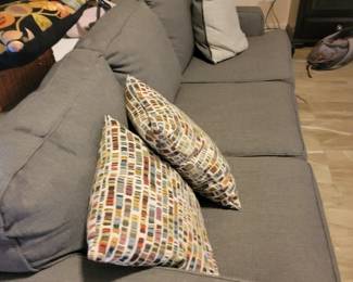 Good Condition Grey Sofa
