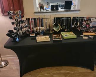 JEWELRY   Two Tables full Nice Jewelry