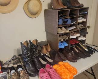 Lots of shoes and Clothing