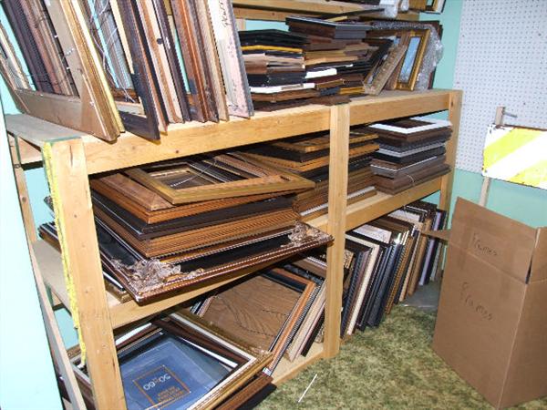 OVER ONE HUNDRED WOOD PICTURE FRAMES