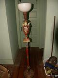 Bohemian china floor lamp