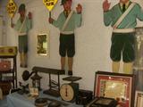 Nice large vintage metal crossing guard signs.
