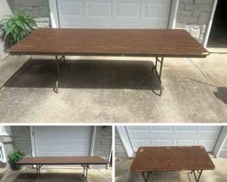 Folding tables, 2 -8foot, 1-4foot
