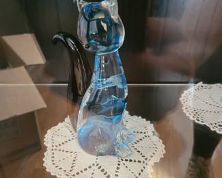 Glass MURANO cat