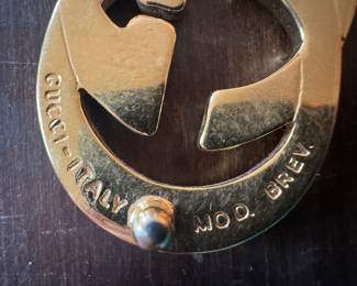 Vintage Gucci GG Belt Buckle
