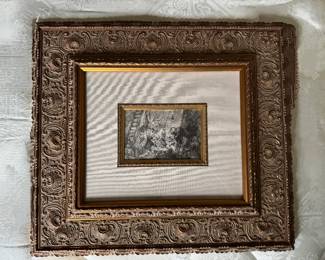 #45 ----	
ARTIST: Rembrandt Van Rijn 
TITLE:	The Cirumcision in the Stable Ref; Bartsch 47, Hnd 274
MEDIUM:	Framed Original etching printed in black ink on cream lad paper. Signed and dated by the artist on the plate.
EDITION:	A very good impression executed by Rembrandt in 1654. Exxtremely rare nad important.
CANVAS SIZE: 95mm x 146mm
COA: Yes