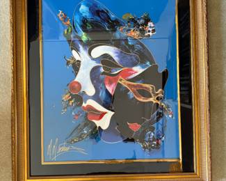 #61 ----	
ARTIST: Martiros Manoukian 
TITLE:	Always Together
MEDIUM:	Framed Serigraph printed in color on wove paper. Signed and numbered by the artist lower left.
EDITION:	One example in a small edition of only 295.
CANVAS SIZE: 610mm x 762mm
COA: Yes