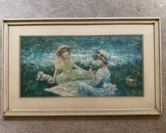 #166 ----	
ARTIST: Cherry Jeffe Huldah
TITLE:	Maytime
MEDIUM:	Framed lithograph. 
EDITION:	N/A
CANVAS SIZE: N/A
COA: No