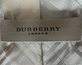 Men's Burberry Blonde Plaid Necktie