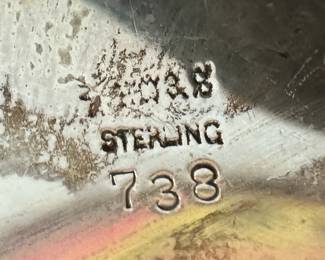 Sterling Silver Monogrammed Bowl (96gms)