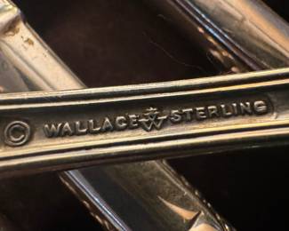 Wallace Sterling Silver Flatware (51 Forks & Spoons - 2372gm and 37 Knives)