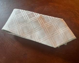 Men's Burberry Blonde Plaid Necktie