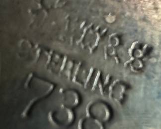 Sterling Silver Saucer (73gms)